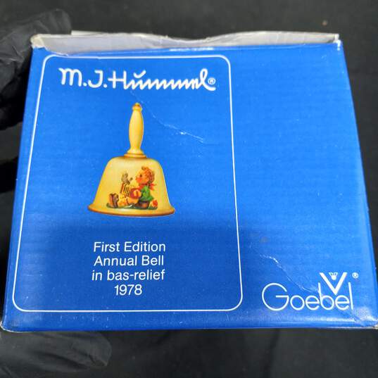 Vintage Bundle of 5 Goebel MJ Hummel Bells w/Boxes image number 5