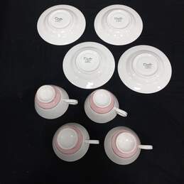 Set of 4 Homer Laughlin Cavalier Eggshell China Cups/Saucers alternative image