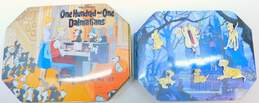 VNTG Walt Disney Silver Tone Enamel 101 Dalmatians Commemorative Pin Set IOB