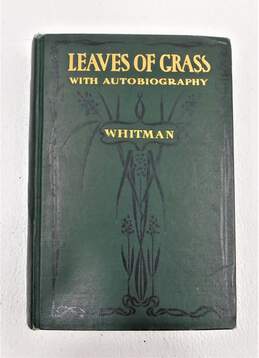 Walt Whitman Leaves Of Grass With Autobiography 1900 David Mckay Sherman & Co Press