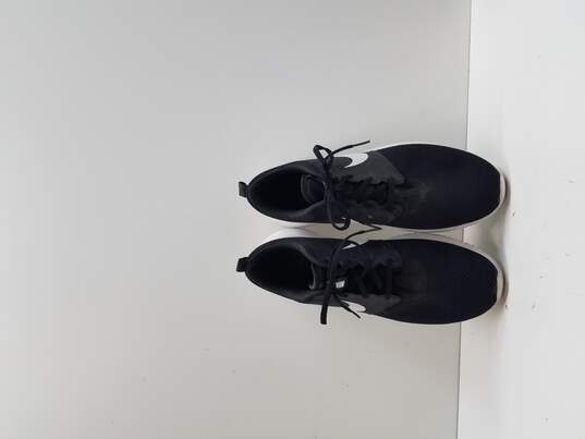 Nike Roshe Golf Shoes Men's Size 11.5 Mesh Fabric Black White image number 4