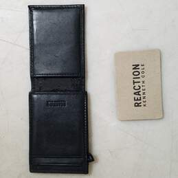 Reaction Kenneth Cole Black Leather Bifold Wallet alternative image
