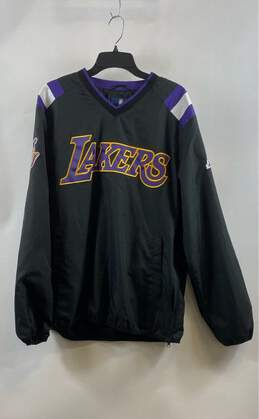 G-III Apparel Group Womens Black Los Angeles Lakers Athleticwear Jersey Size L16