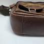 Vintage Brown Leather Mersq Messenger Bag image number 12