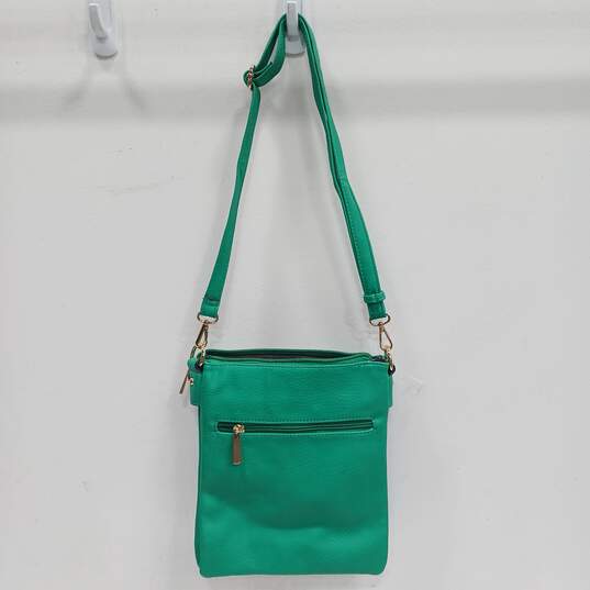 Michael Kors Green Purse Leather image number 2