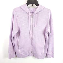 Tommy Bahama Women Purple Zip Hoodie Sweater M