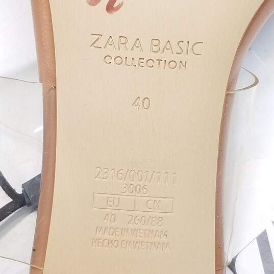Zara Transparent Heel Sandals Beige 7.5 image number 8