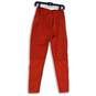Adidas Mens Red Elastic Waist Tapered Leg Pull-On Track Pants Size Small image number 2