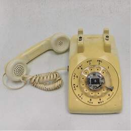 Vintage AT&T Cream desktop Rotary Dial Telephone