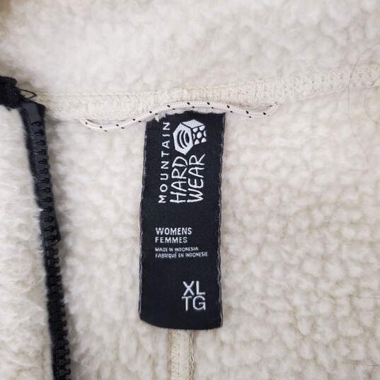 Mountain Hardwear WM's Hi Camp Fleece Beige & Black Trim Vest Size XL image number 3