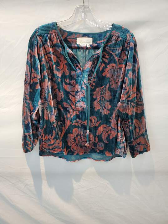 Anthropologie Long Sleeve Pullover Top Women's Size XXSP image number 1