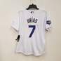 NWT Mens White Los Angeles Dodgers Luis Urías#7 Baseball MLB Jersey Size XL image number 2