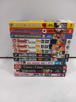 Bundle of 12 Assorted Manga Anime Softcover Books