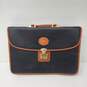 Dooney & Bourke Dark Brown Leather Messenger Briefcase w Lock & Key 11 x 15 image number 3