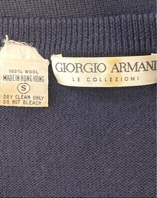 Giorgio Armani Blue Sweater Vest - Size Small image number 3
