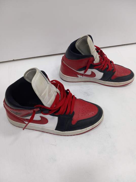 Nike Air Jordan 1S Women's Red Sneakers Size 9 image number 3