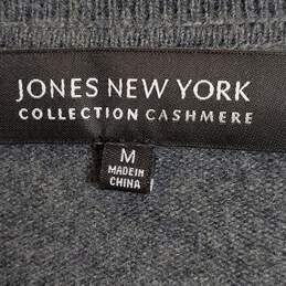 Jones New York Collection Women Grey Sweater M