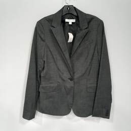 Women's New York & Company Grey Blazer Size 8 Tall