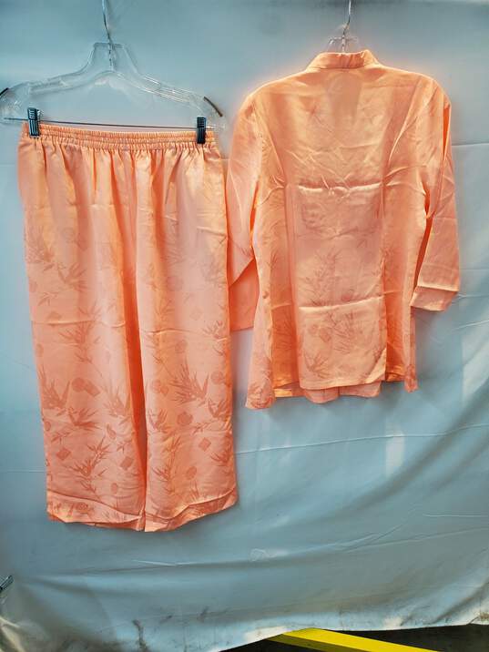 Lightweight Peach 2 Piece Women's Top & Bottom Set No Size Tag image number 2