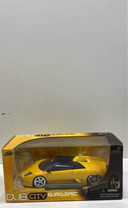 Jada Toys Dub City Euro-Spec Lamborghini Murcielago Roadster-Yellow