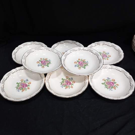 Set of 8 Edwin M Knowles Soup Bowls image number 2