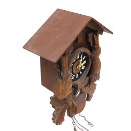 Vintage Schmeckenbecher Black Forest Hunting Style Wood Cuckoo Clock W. Germany alternative image