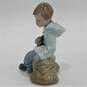 Vintage Lladro Nao 1037 Boy With Rabbit Figurine image number 2
