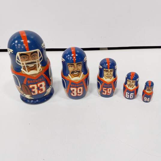NFL Denver Broncos Themed Russian Doll Collection image number 2