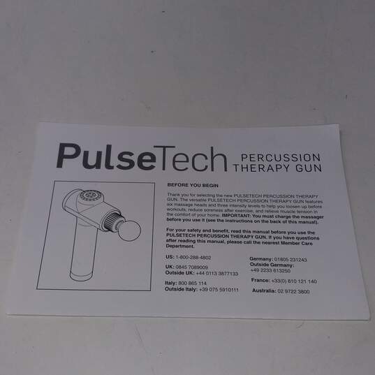 NordicTrack Pulsetech Percussion Therapy Massage Gun W/Case image number 3