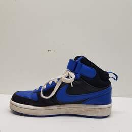 Nike Court Borough Mid 2 Black Game Royal (GS) Casual Shoes Size 5Y Women's Size 6.5 alternative image