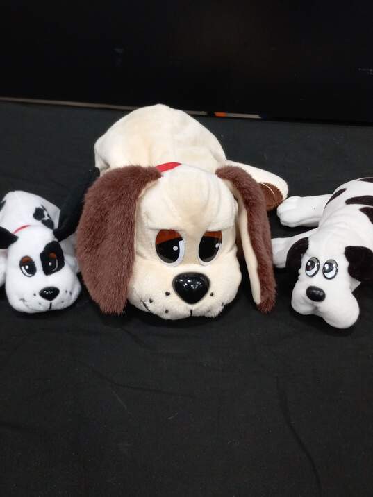 3pc Set of Mattel Pound Puppies Newborns Stuffed Animals image number 5