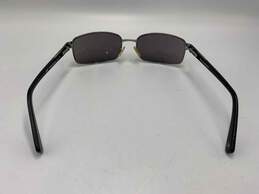 Mens Purple Metal Frame Polarized Rectangular Sunglasses J-0557692-I-01