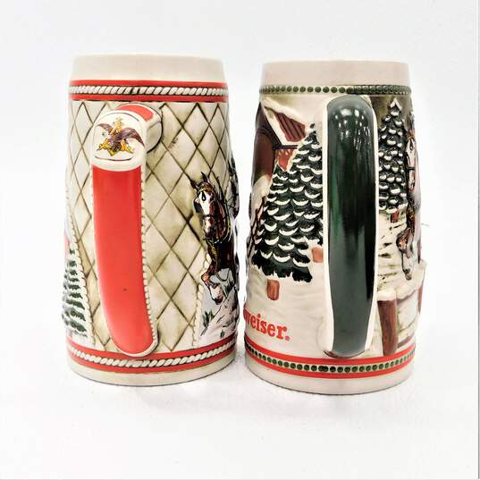 VNTG Anheuser-Busch, Inc. Brand Limited Edition Ceramic Beer Steins (Set of 2) image number 4