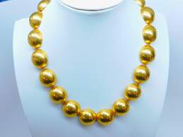 Vintage Trifari Monet Richelieu Gold Tone Faux Pearl Jewelry & Watch Brooch 159.4g alternative image