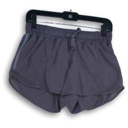 Lululemon Womens Gray Hotty Elastic Drawstring Waist Athletic Shorts Size 6T