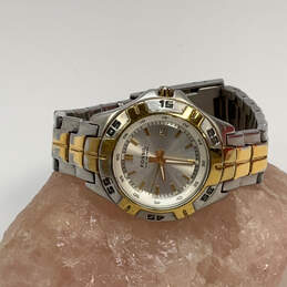 Designer Fossil PR5341 Two-Tone Stainless Steel Round Analog Wristwatch