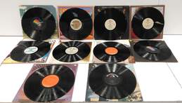 Bundle of 10 Vintage Mixed Genre Vinyl Record Albums