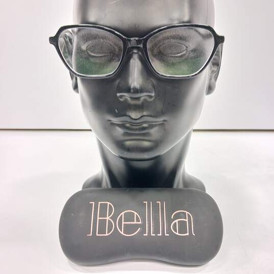 Bella Black Eyeglasses W/ Case Prescription Lenses image number 1