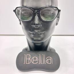 Bella Black Eyeglasses W/ Case Prescription Lenses