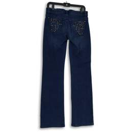 NWT APT.9 Womens Blue Denim Dark Wash Stretch Bootcut Leg Jeans Size 2 alternative image