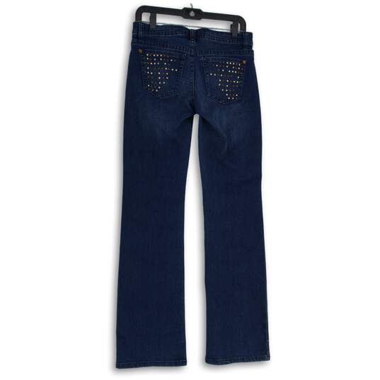 NWT APT.9 Womens Blue Denim Dark Wash Stretch Bootcut Leg Jeans Size 2 image number 2