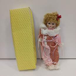 Brinn's Collectible Porcelain Clown Girl Doll