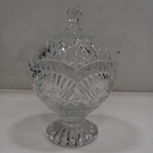Shannon Crystal Design of Ireland Covered Candy Dish image number 4