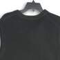 NWT Mens Black Knitted V-Neck Sleeveless Pullover Sweater Size XL image number 4
