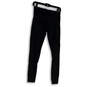 Womens Black Heat Gear Elastic Waist Pull-On Cropped Leggings Size Small image number 2