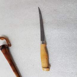 Finland J Marttiini RAPALA Fish Fillet Knife w/Leather Sheath alternative image
