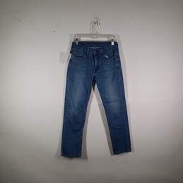 Mens 514 Medium Wash 5 Pockets Design Denim Straight Leg Jeans Size 30x30