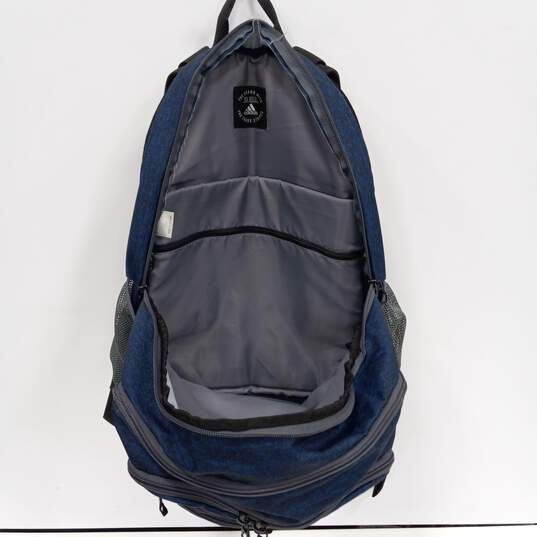 Navy Blue & Gray Adidas Backpack image number 8