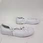 Converse White Leather Chuck Taylor Shoes Size 10 image number 1