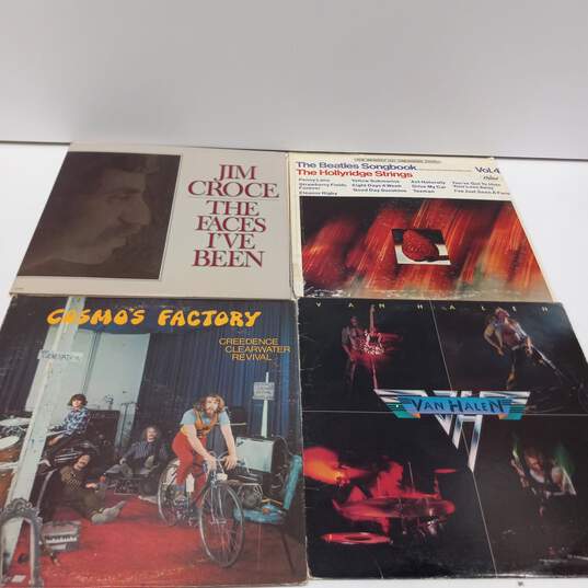 Bundle of 12 Assorted Rock Vinyl Record Albums image number 5